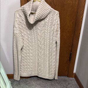 Cozy Cream Cable Knit Sweater
